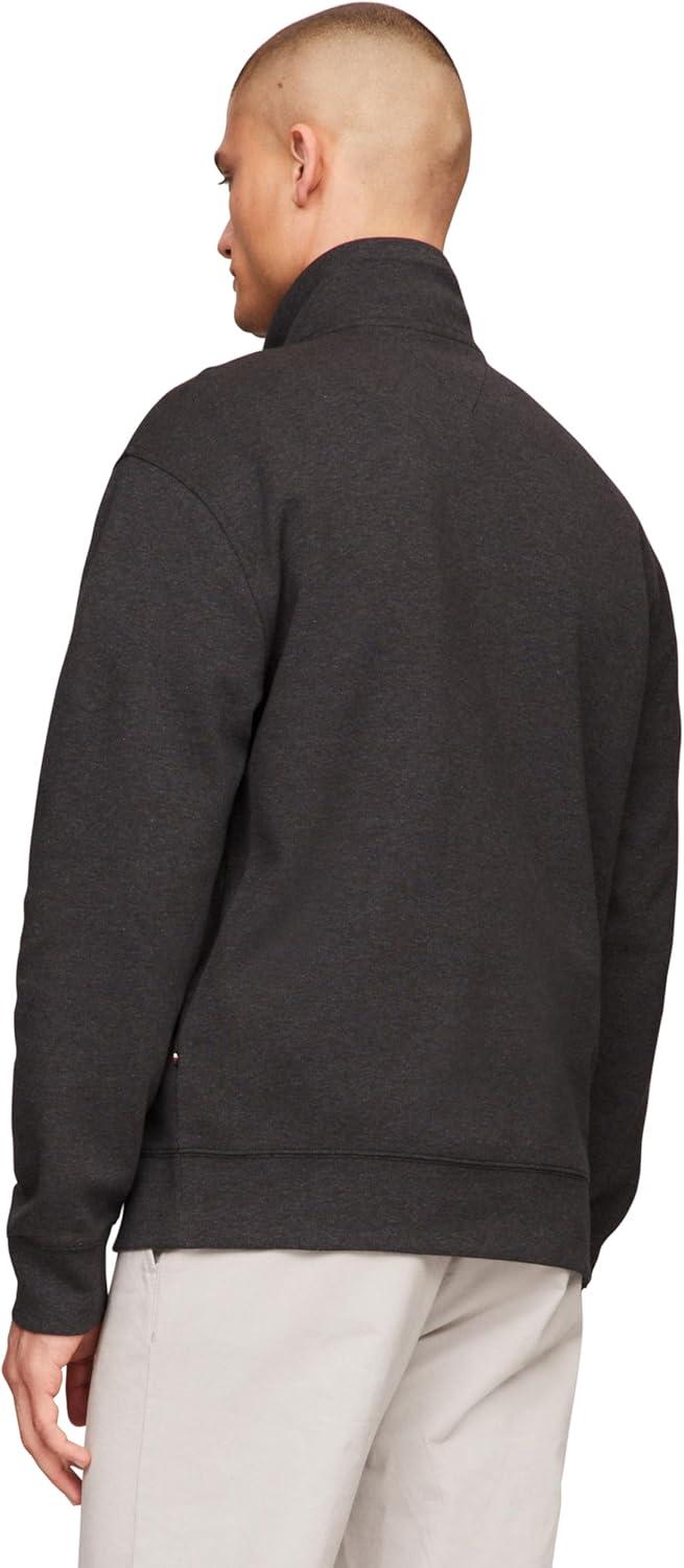 imageTommy Hilfiger Bill 14 Zip SweatshirtCharcoal Grey Heather