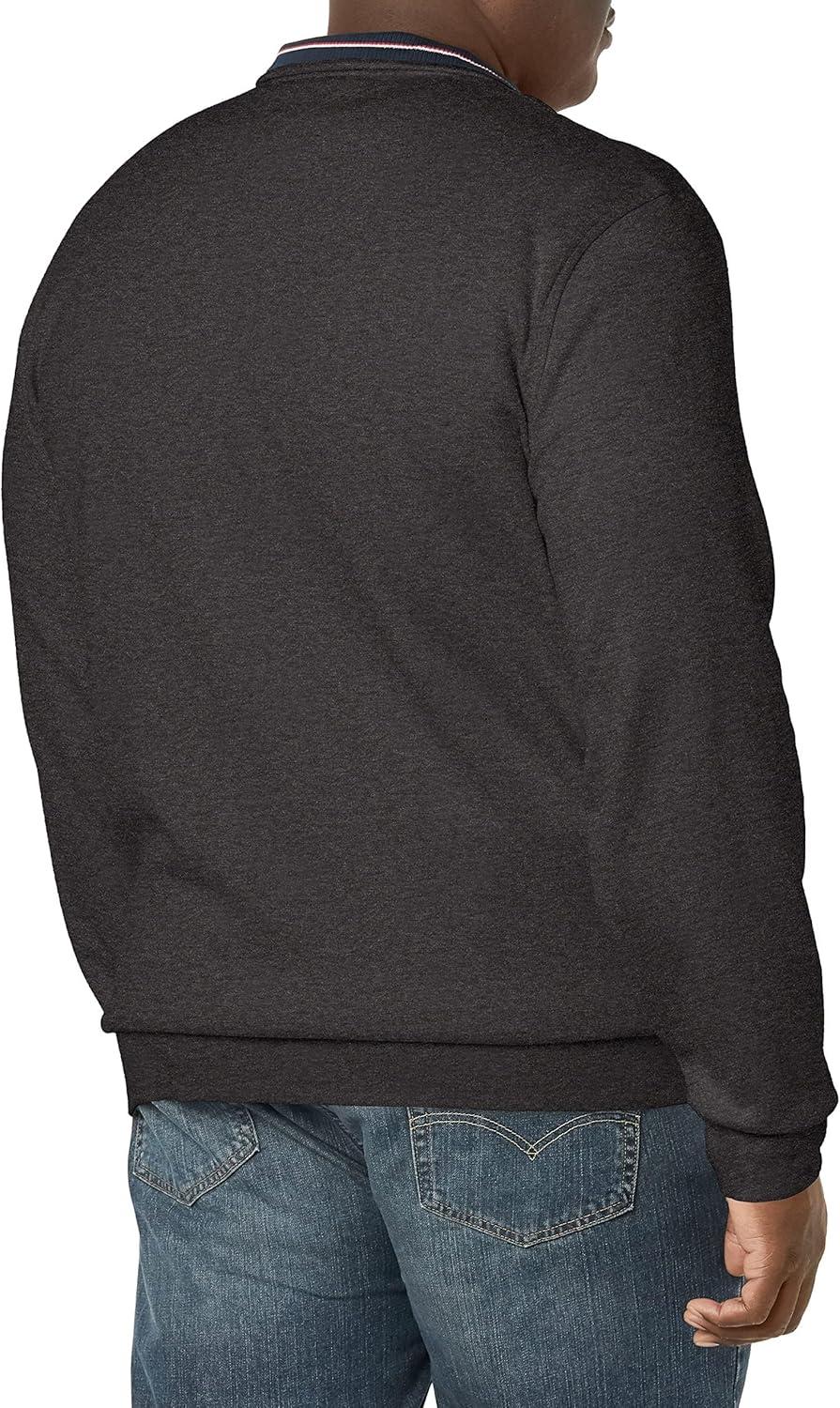 imageTommy Hilfiger Bill 14 Zip SweatshirtCharcoal Grey Heather