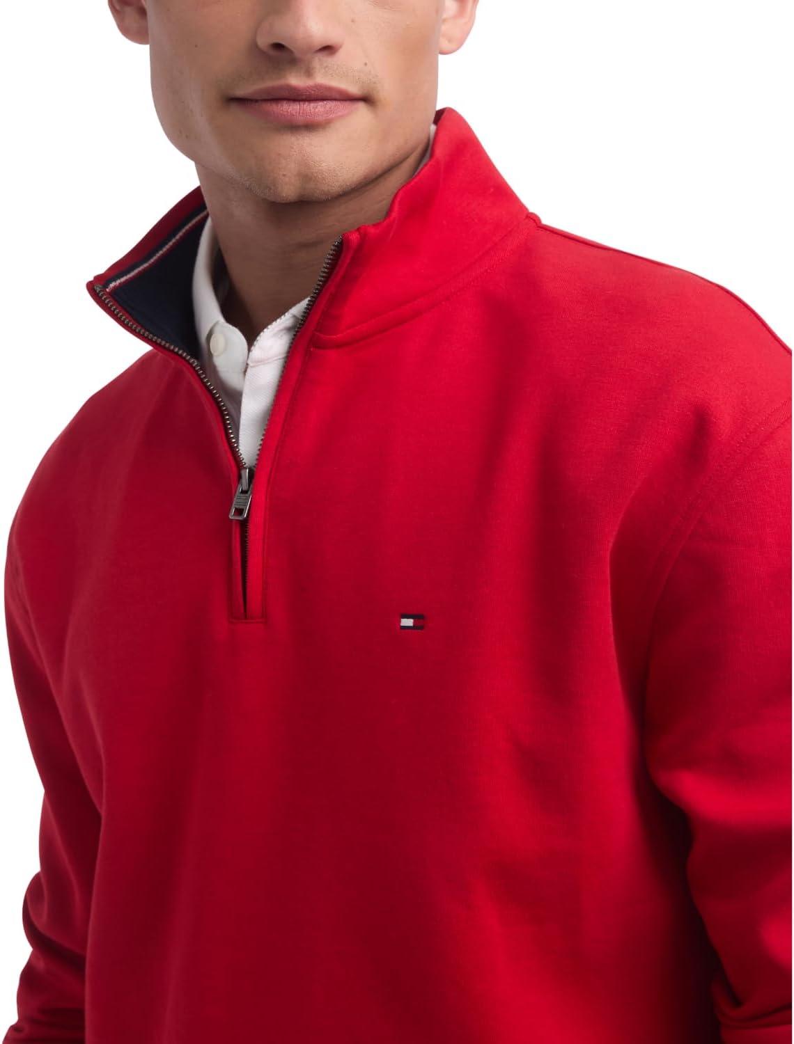 imageTommy Hilfiger Bill 14 Zip SweatshirtClassic Red