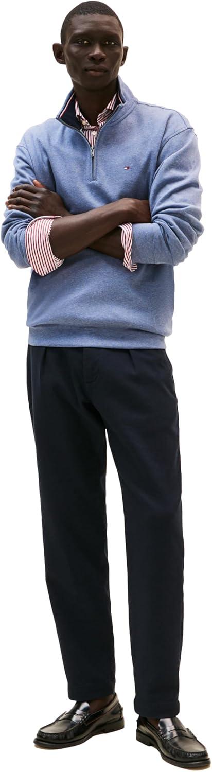 imageTommy Hilfiger Bill 14 Zip SweatshirtFleet Blue Heather
