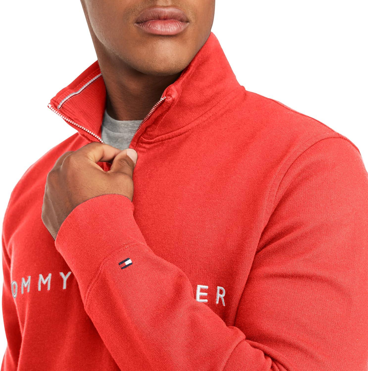 imageTommy Hilfiger Bill 14 Zip SweatshirtHaute Red