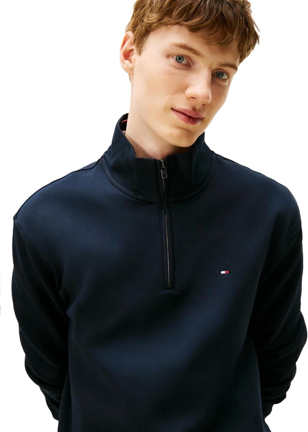 imageTommy Hilfiger Bill 14 Zip SweatshirtHilfiger Navy