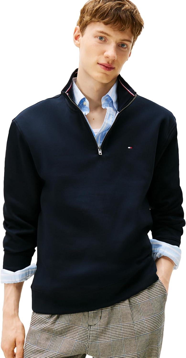 imageTommy Hilfiger Bill 14 Zip SweatshirtHilfiger Navy