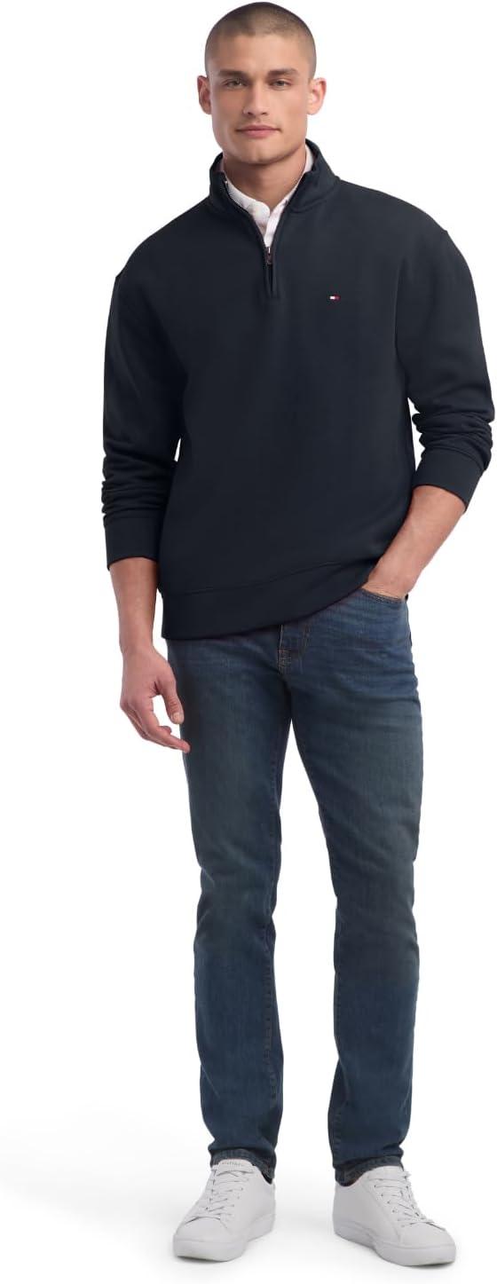 imageTommy Hilfiger Bill 14 Zip SweatshirtJet Black
