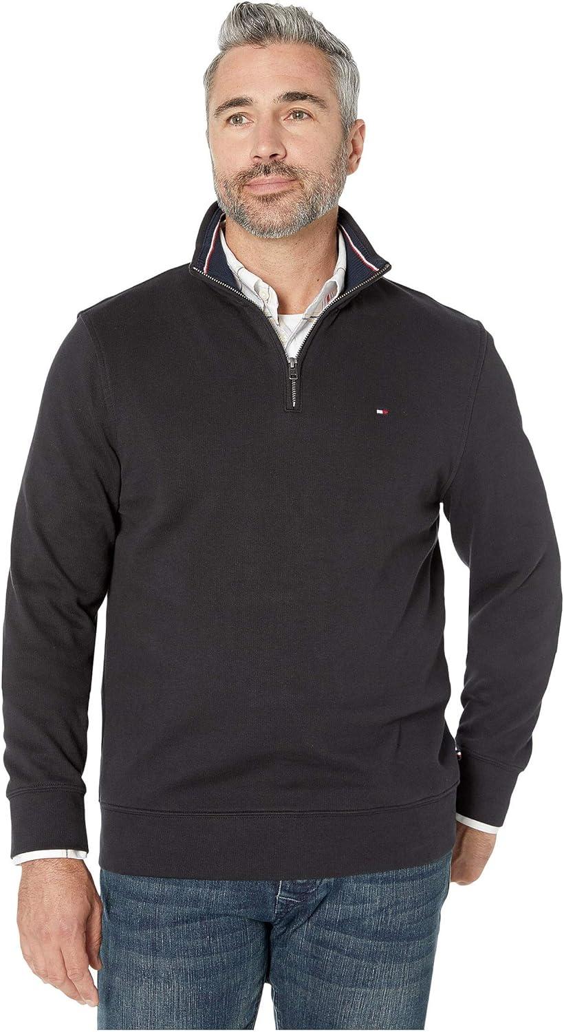 imageTommy Hilfiger Bill 14 Zip SweatshirtJet Black
