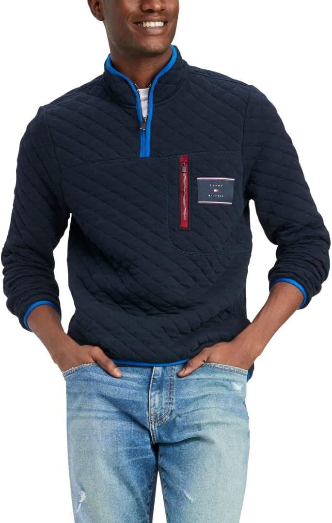 imageTommy Hilfiger Bill 14 Zip SweatshirtSky Captain