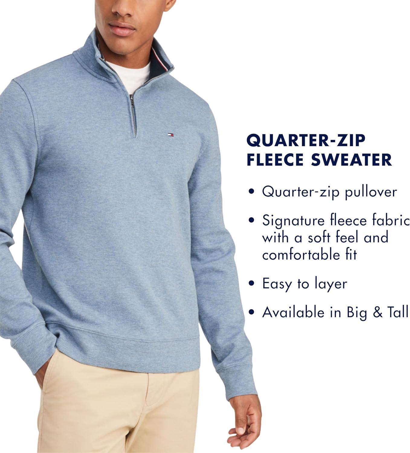 imageTommy Hilfiger Bill 14 Zip SweatshirtSnow White