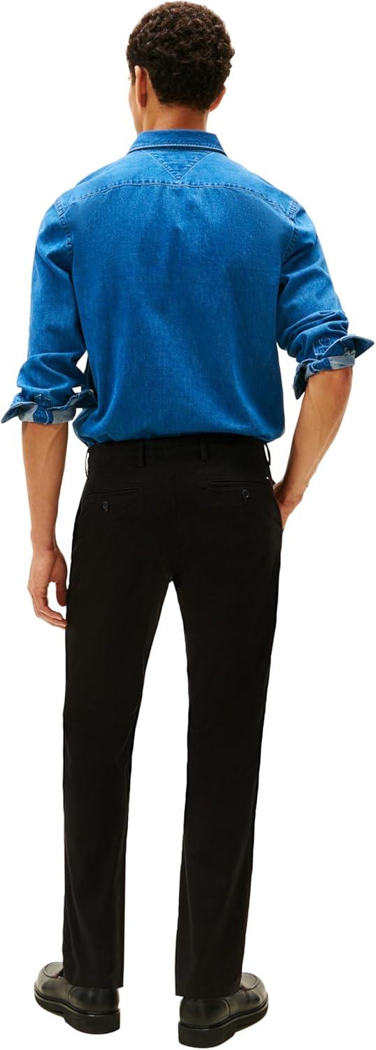 imageTommy Hilfiger Chino Pants Custom FitDeep Knit Black