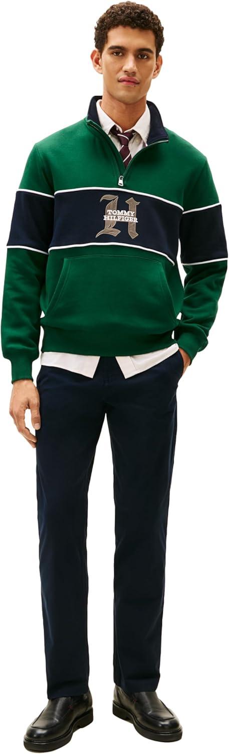 imageTommy Hilfiger Chino Pants Custom FitNavy Blazer