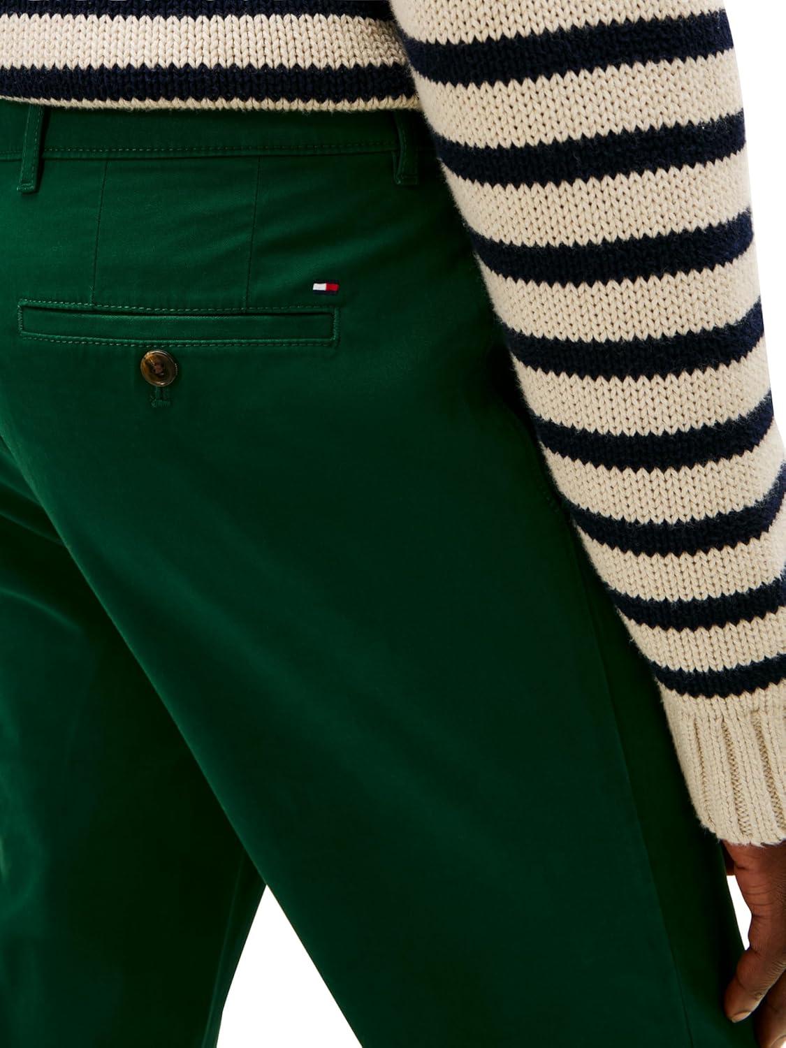 imageTommy Hilfiger Chino Pants Custom FitOrnamental Green