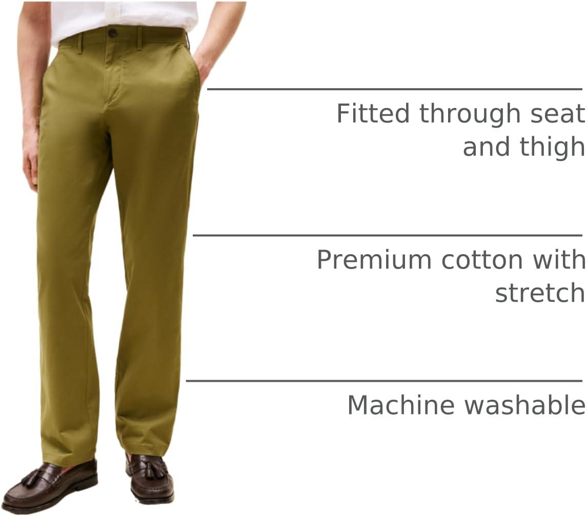 imageTommy Hilfiger Chino Pants Custom FitUniform Olive