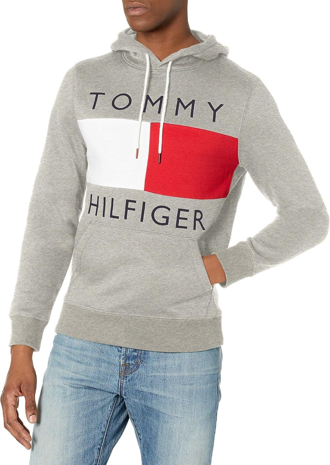 imageTommy Hilfiger Denim Brooks Pullover Hoodie SweatshirtGrey Heather