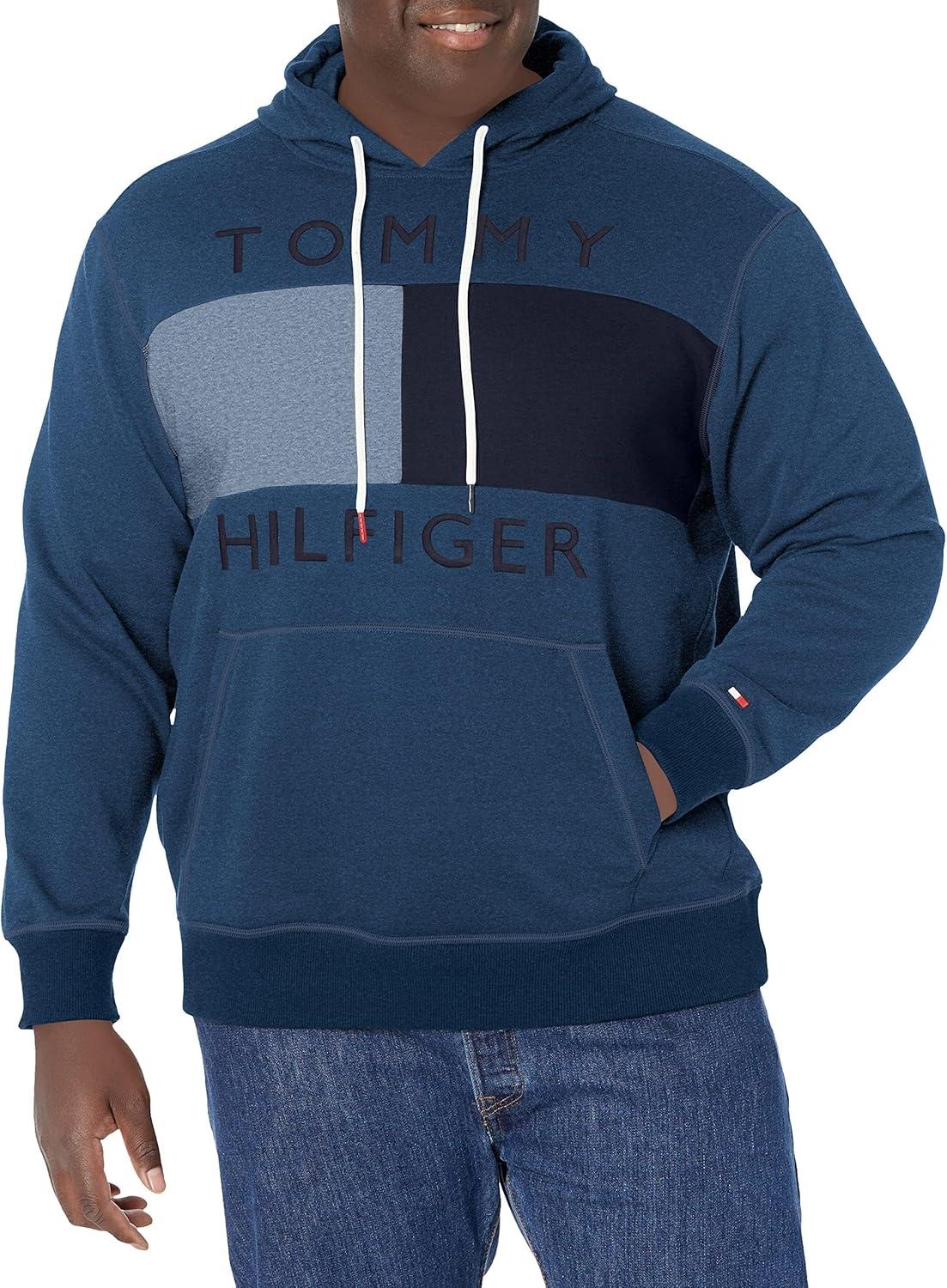 imageTommy Hilfiger Denim Brooks Pullover Hoodie SweatshirtMed Blue Heather