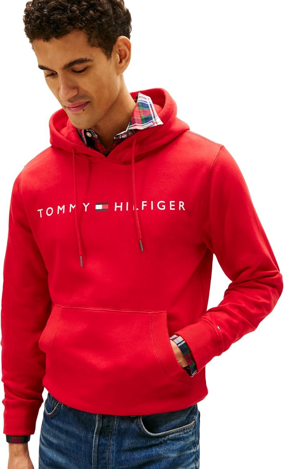 imageTommy Hilfiger Denim Brooks Pullover Hoodie SweatshirtRed