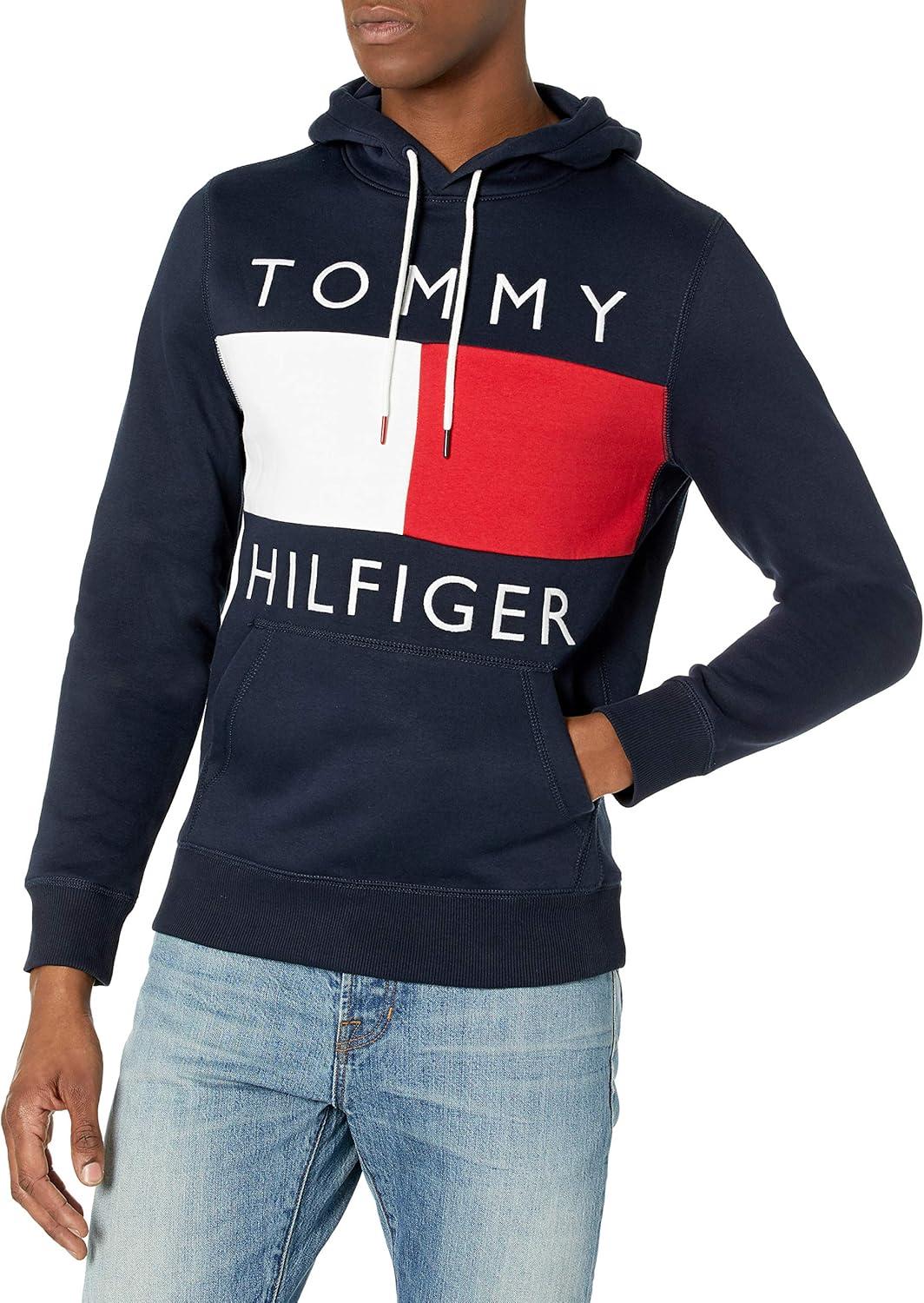 imageTommy Hilfiger Denim Brooks Pullover Hoodie SweatshirtSky Captain