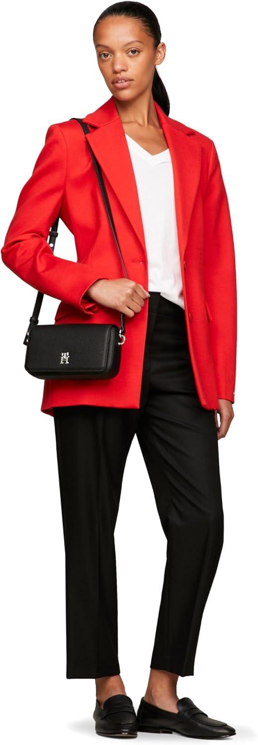 imageTommy Hilfiger Emblem Flap Crossbody BagBlack