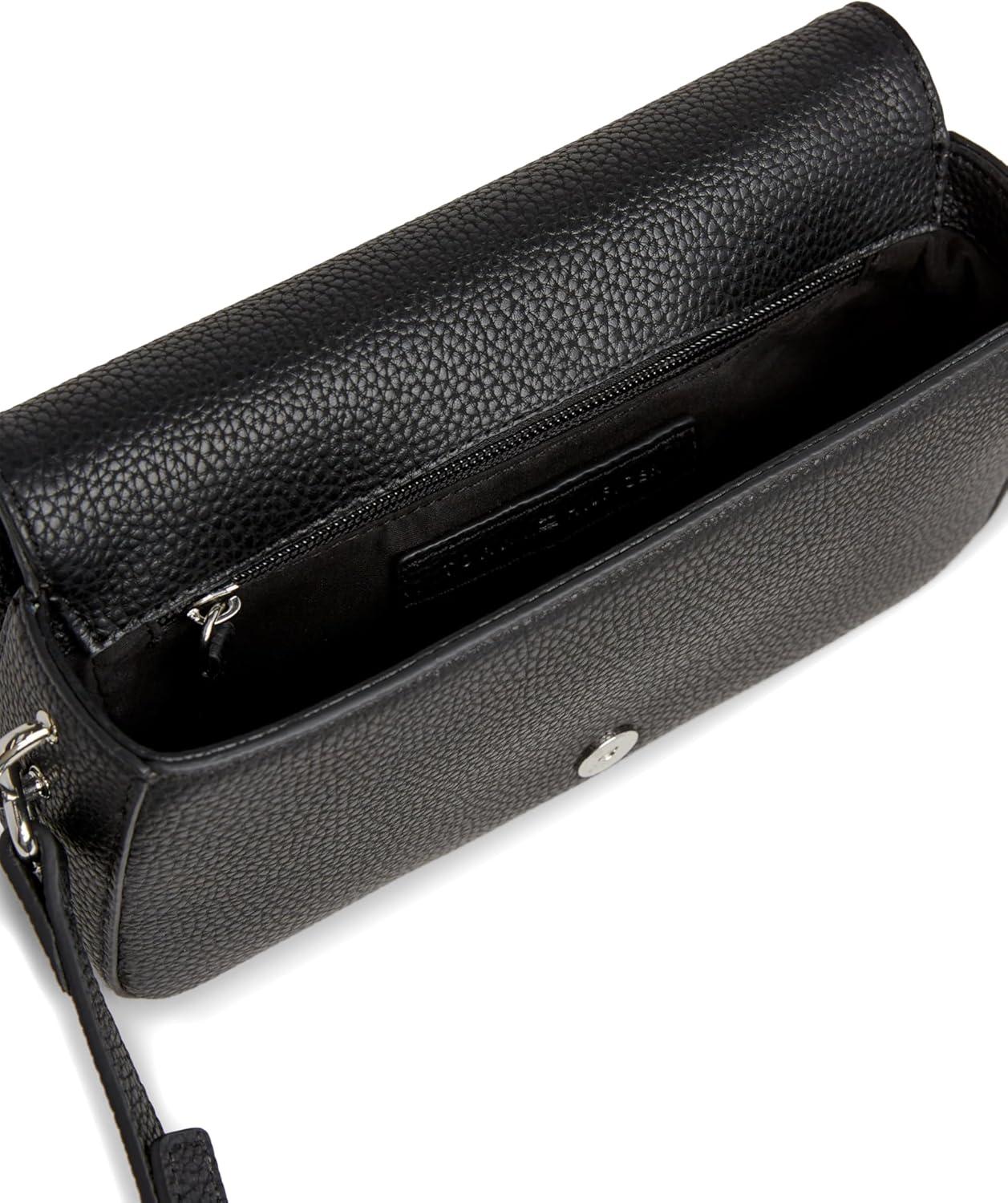 imageTommy Hilfiger Emblem Flap Crossbody BagBlack