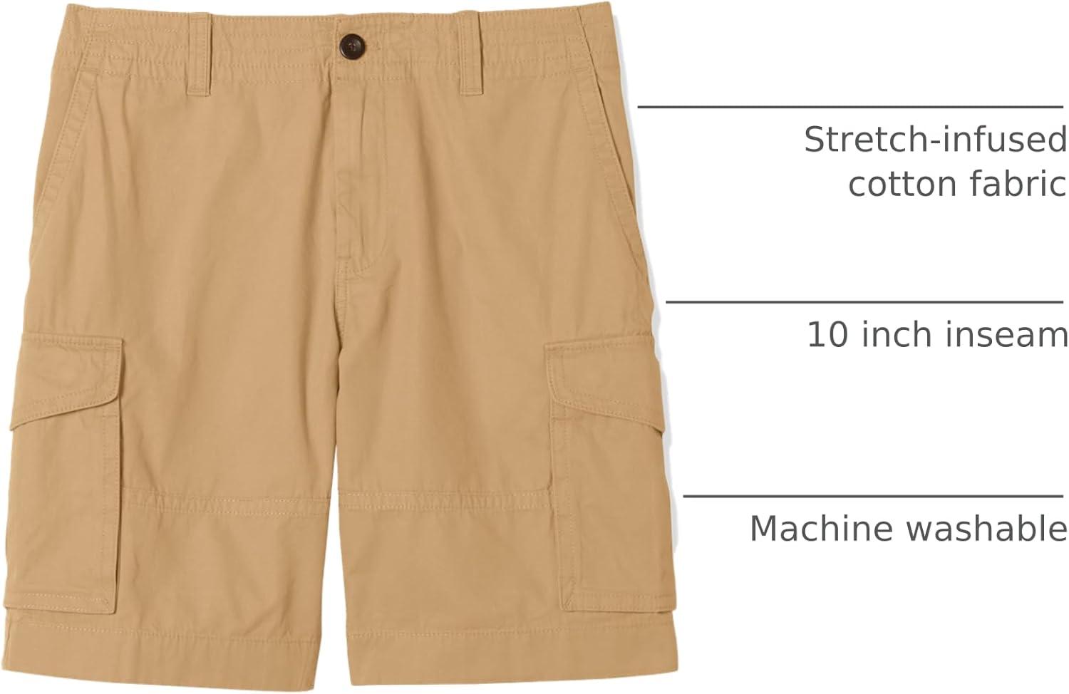 imageTommy Hilfiger Mens 6 Pocket Stretch Cotton Cargo ShortsChino