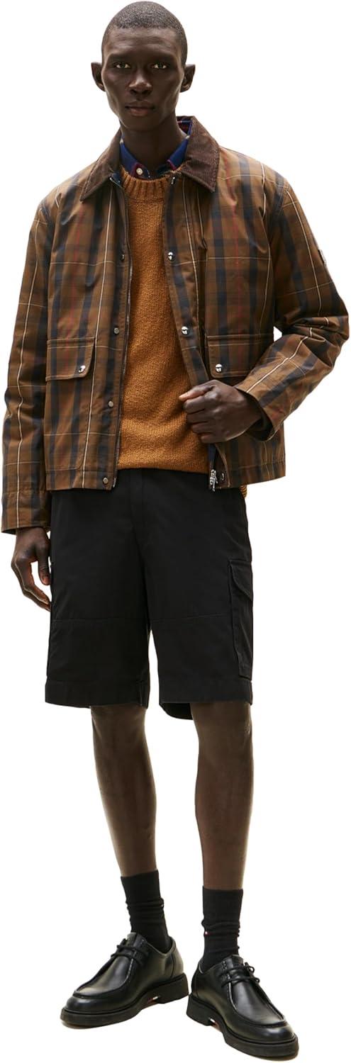 imageTommy Hilfiger Mens 6 Pocket Stretch Cotton Cargo ShortsDeep Black