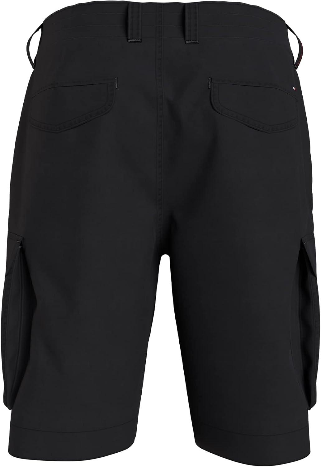 imageTommy Hilfiger Mens 6 Pocket Stretch Cotton Cargo ShortsTh Deep Black