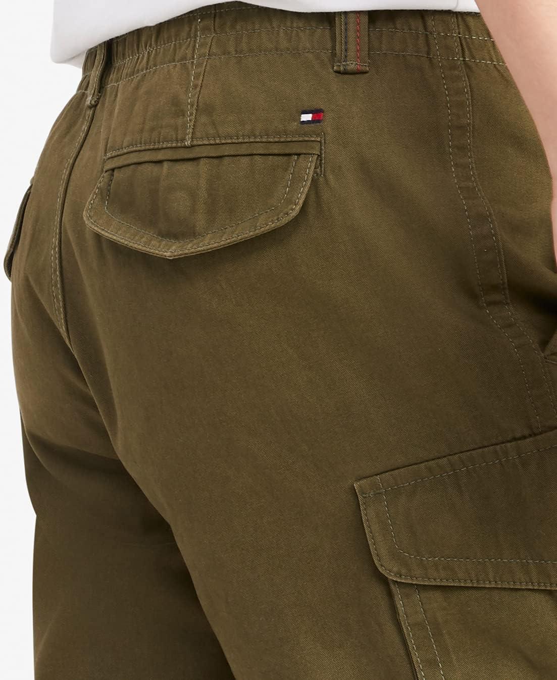 imageTommy Hilfiger Mens 6 Pocket Stretch Cotton Cargo ShortsTommy Green