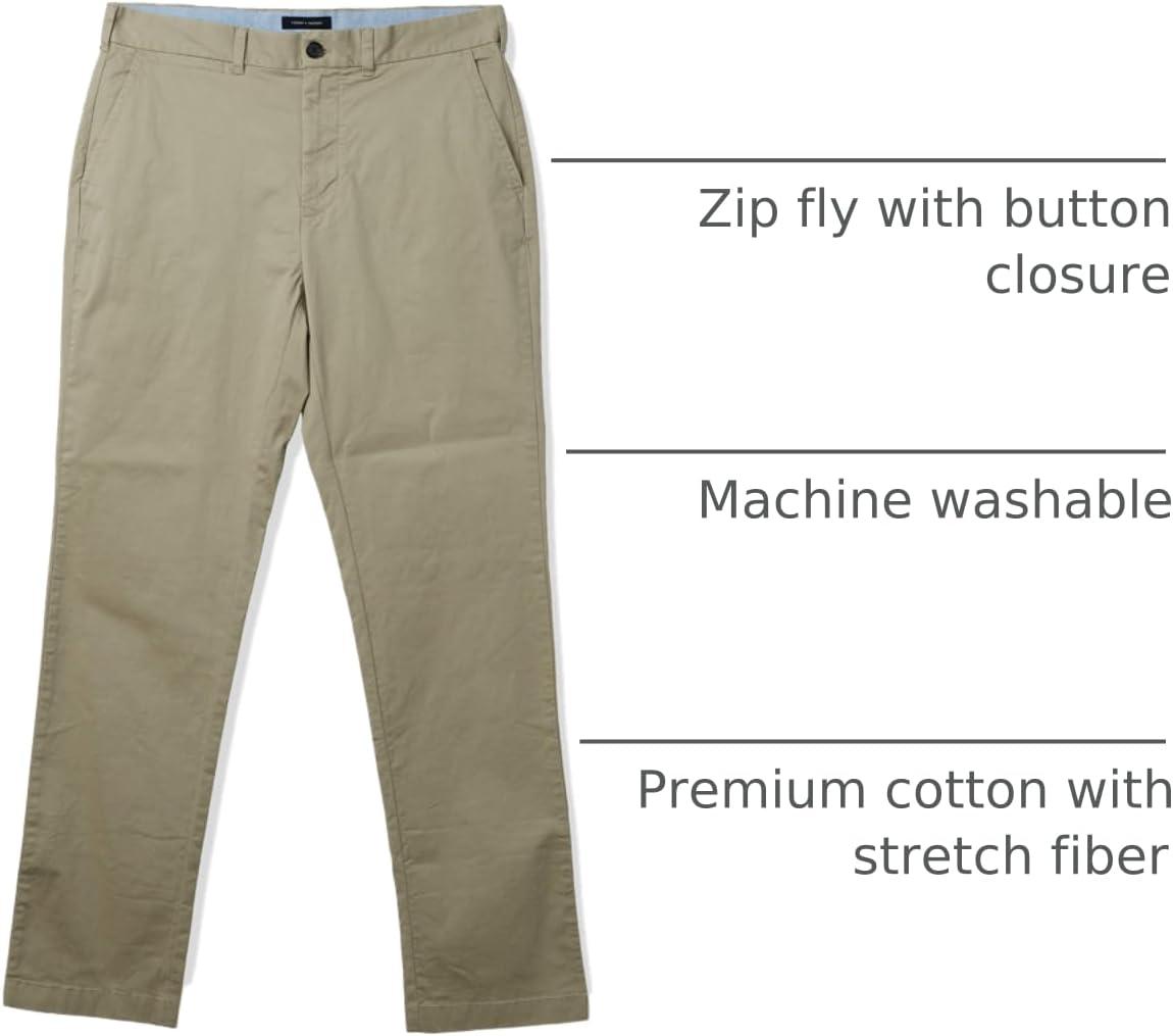 imageTommy Hilfiger Mens Big ampamp Tall Stretch Cotton Chino Pants in Classic FitMallet