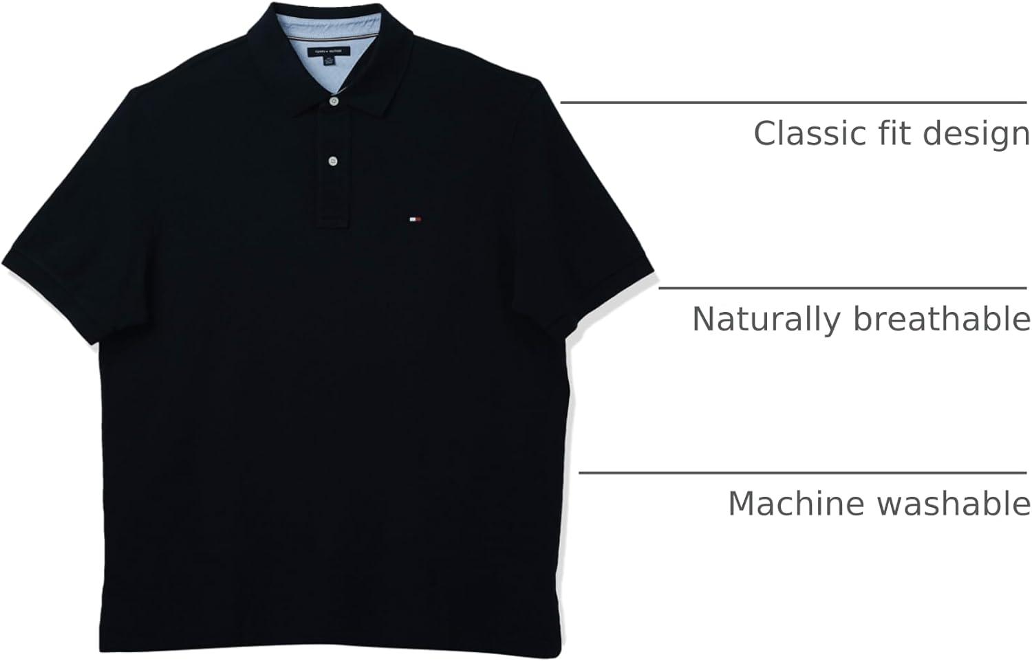 imageTommy Hilfiger Mens Bt Ivy Polo Shirt CLFClassic Navy