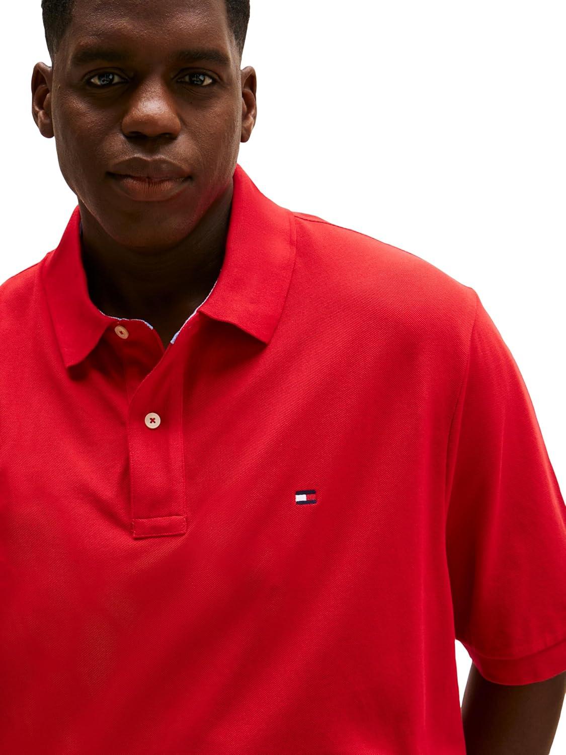 imageTommy Hilfiger Mens Bt Ivy Polo Shirt CLFRegal Red