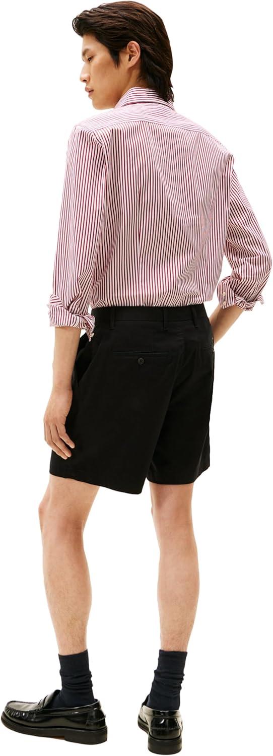 imageTommy Hilfiger Mens Casual Cotton Shorts 7 Inch with StretchBlack