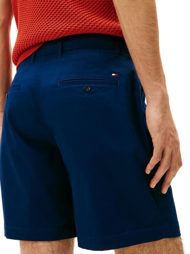 imageTommy Hilfiger Mens Casual Cotton Shorts 7 Inch with StretchNight Sky