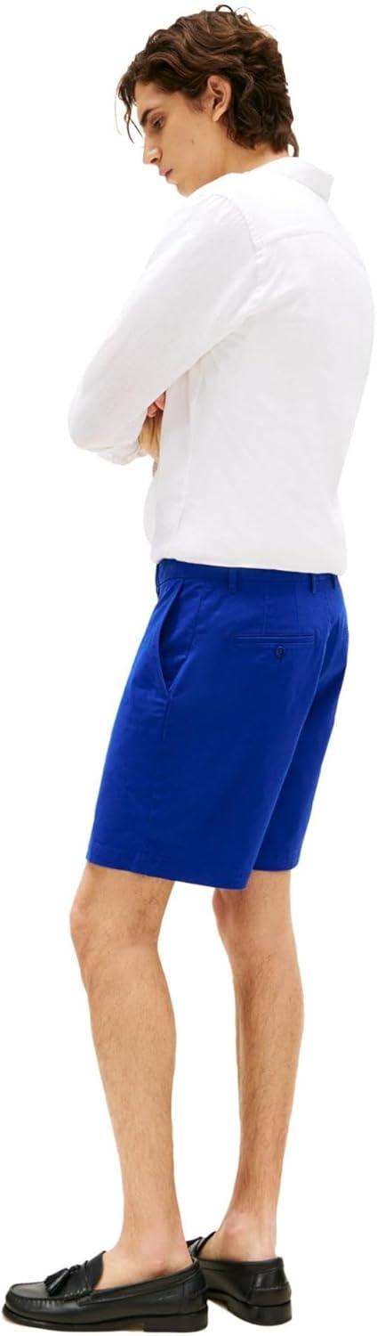imageTommy Hilfiger Mens Casual Cotton Shorts 7 Inch with StretchWedge Blue