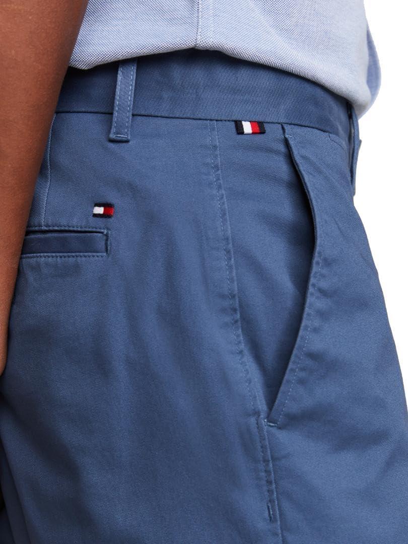 imageTommy Hilfiger Mens Casual Cotton Shorts 9 Inch with Stretch Also Available in Big and TallAegean Sea