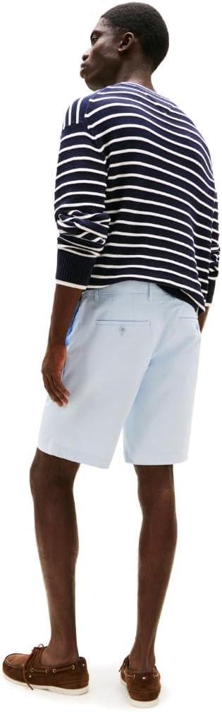 imageTommy Hilfiger Mens Casual Cotton Shorts 9 Inch with Stretch Also Available in Big and TallBreezy Blue
