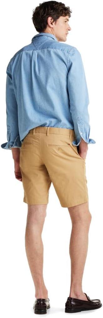 imageTommy Hilfiger Mens Casual Cotton Shorts 9 Inch with Stretch Also Available in Big and TallClassic Khaki