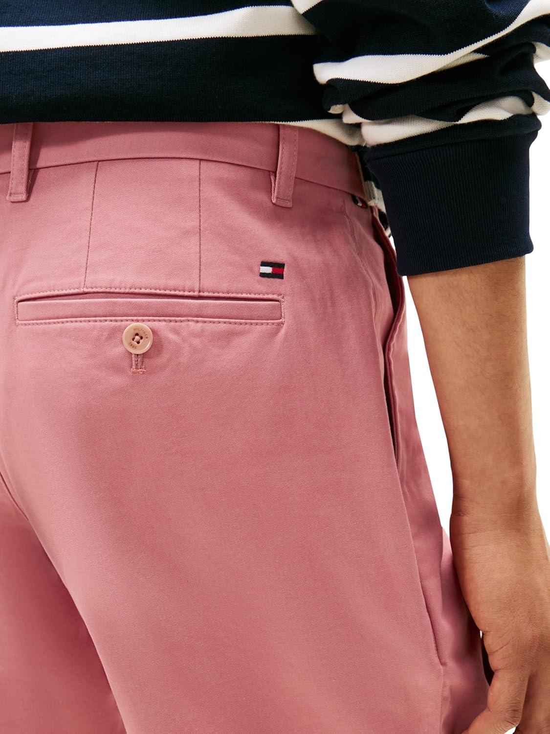 imageTommy Hilfiger Mens Casual Cotton Shorts 9 Inch with Stretch Also Available in Big and TallTahiti Berry