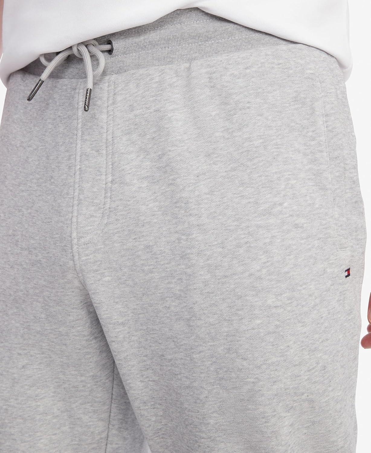imageTommy Hilfiger Mens Casual Fleece Lined Jogger Sweatpants Also Available in Big ampamp TallLight Grey Heather