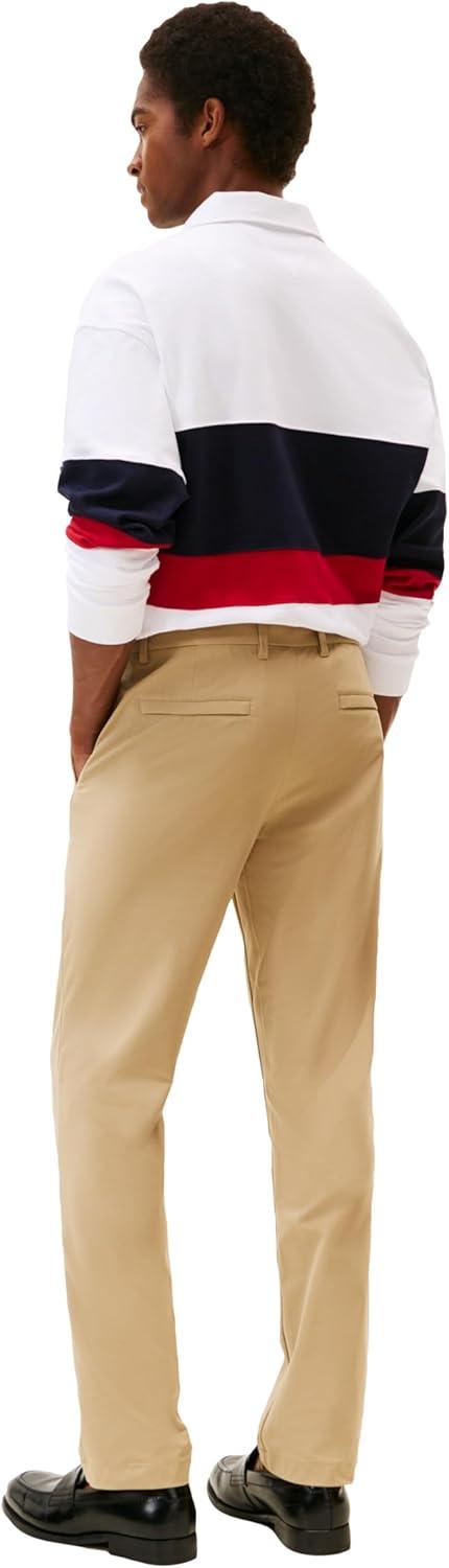 imageTommy Hilfiger Mens Casual Moisture Wicking Wrinkle Resistant Stretch Performance Pants in Straight FitCamel