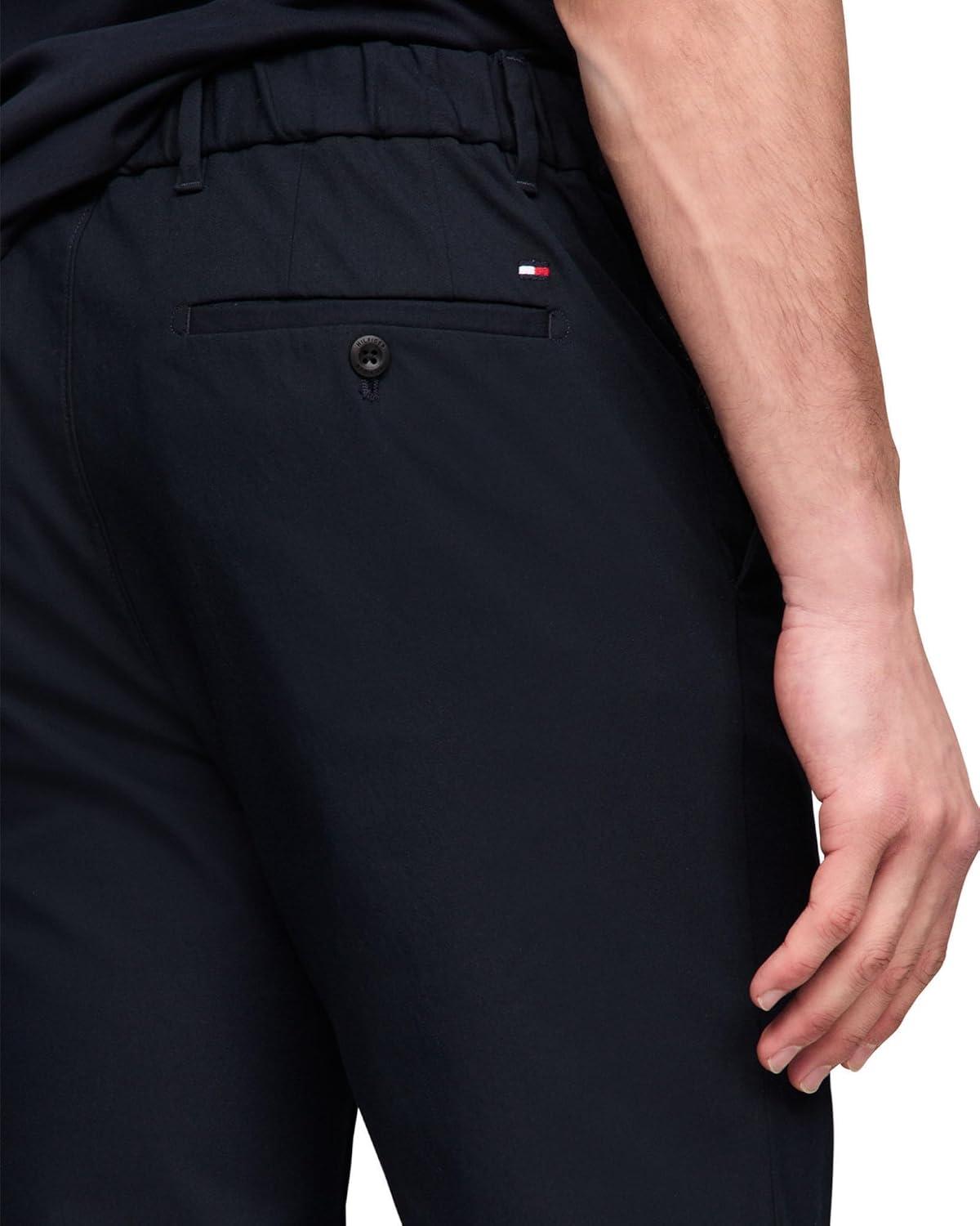 imageTommy Hilfiger Mens Casual Moisture Wicking Wrinkle Resistant Stretch Performance Pants in Straight FitDesert Sky 2