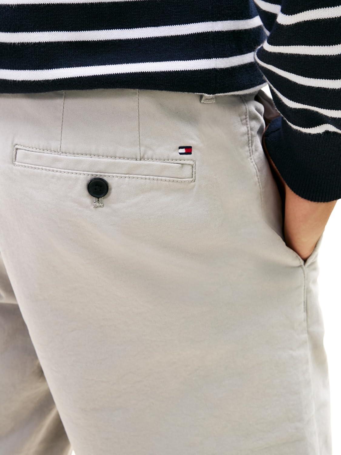 imageTommy Hilfiger Mens Casual Stretch 9 Inseam Chino ShortsDrizzle