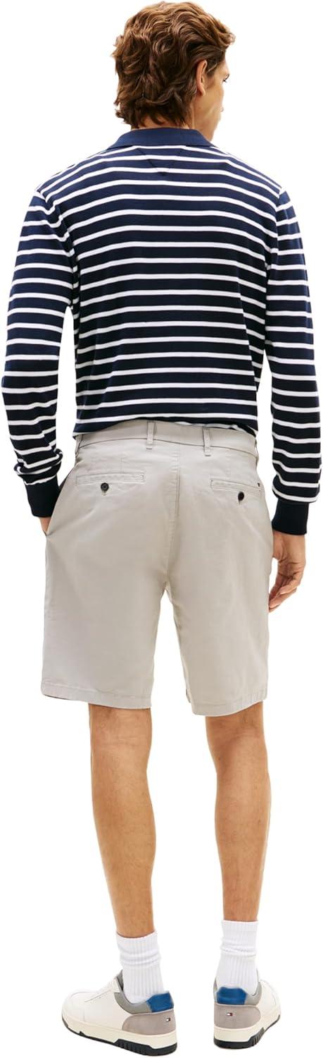 imageTommy Hilfiger Mens Casual Stretch 9 Inseam Chino ShortsDrizzle