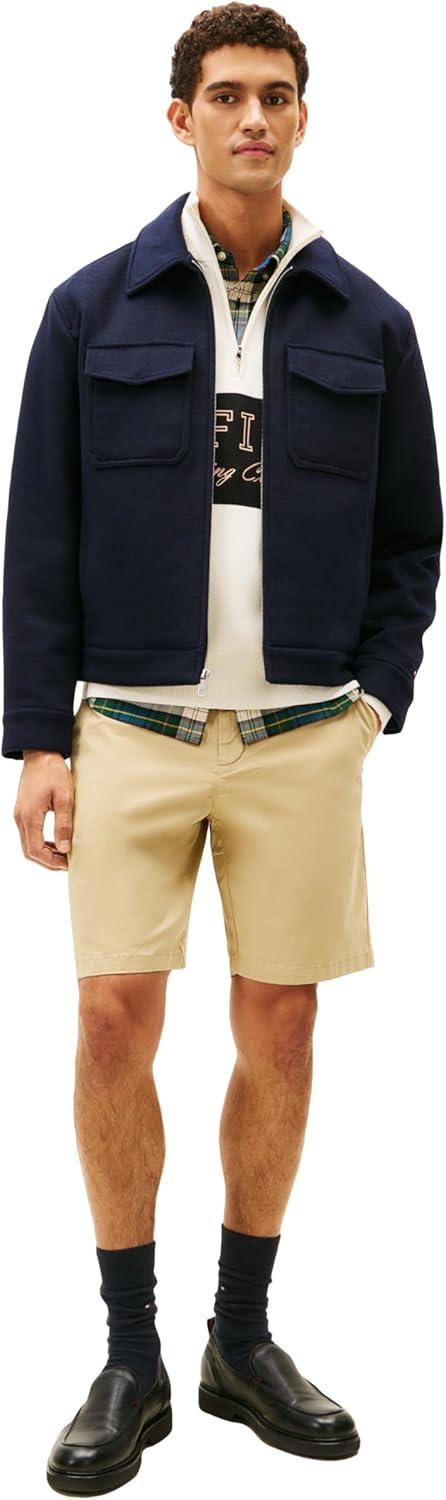 imageTommy Hilfiger Mens Casual Stretch 9 Inseam Chino ShortsMallet