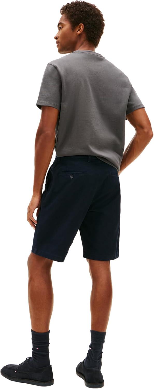 imageTommy Hilfiger Mens Casual Stretch 9 Inseam Chino ShortsNavy Blazer