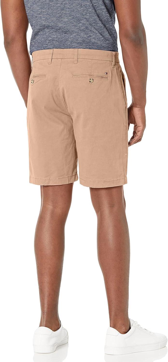 imageTommy Hilfiger Mens Casual Stretch 9 Inseam Chino ShortsNomad