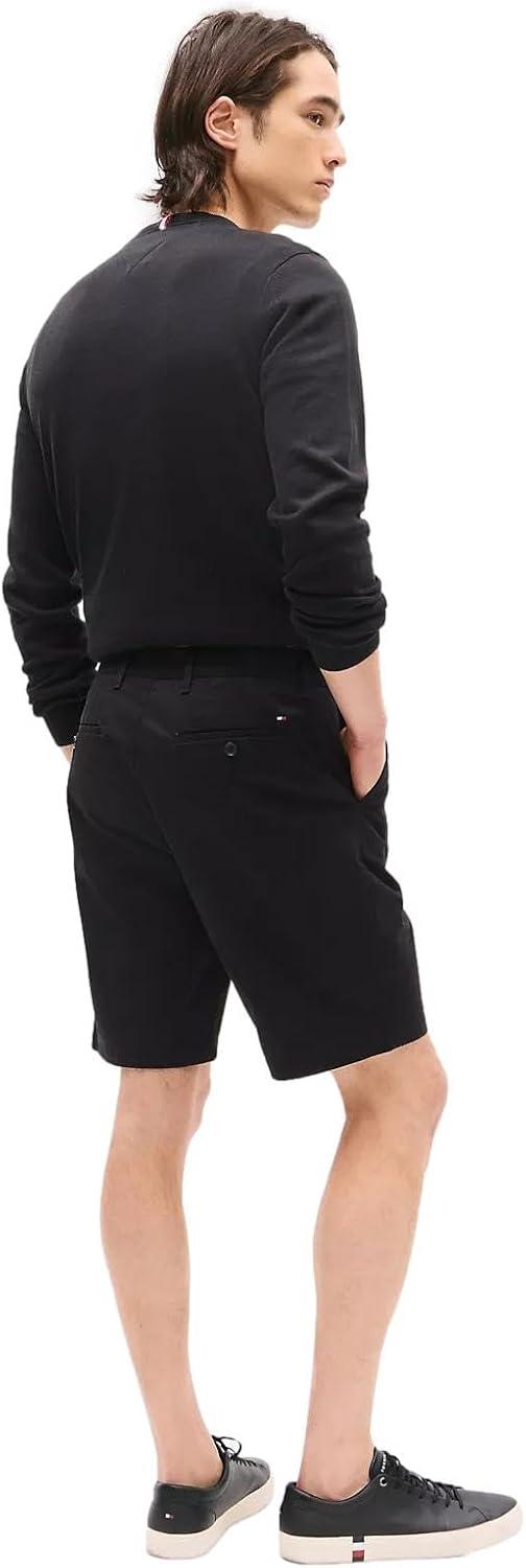 imageTommy Hilfiger Mens Casual Stretch 9 Inseam Chino ShortsTh Navy