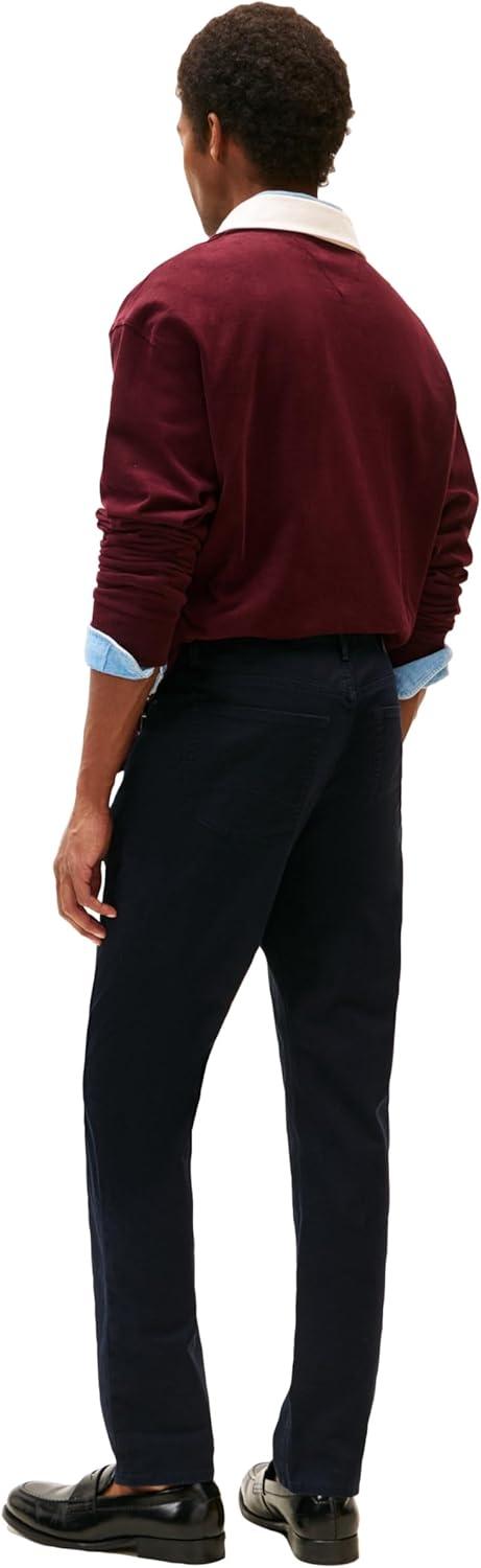 imageTommy Hilfiger Mens Causal Five Pocket Pants with Stretch in Straight FitDesert Sky