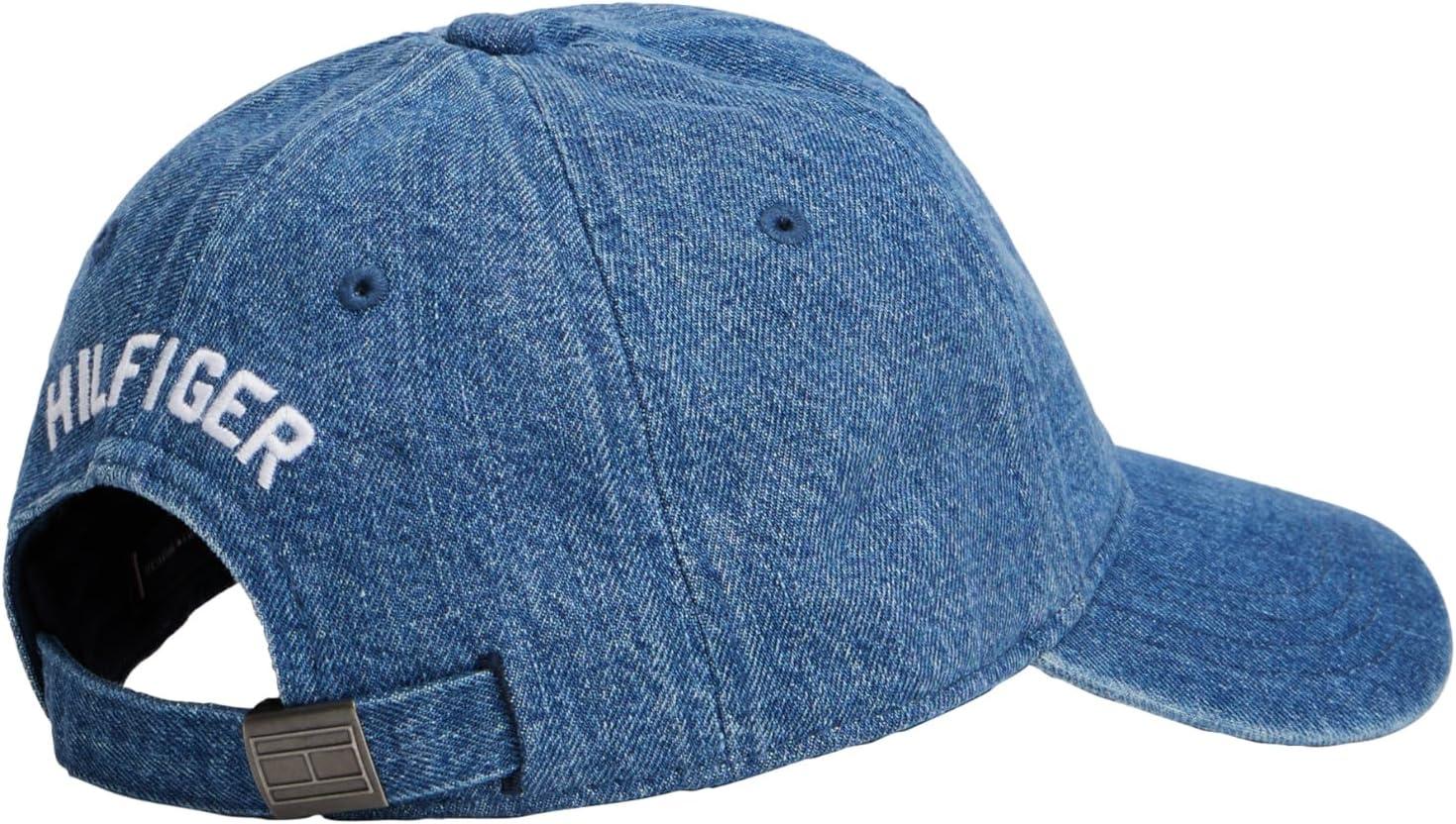 imageTommy Hilfiger Mens Cotton Ardin Adjustable Baseball CapRinse Denim