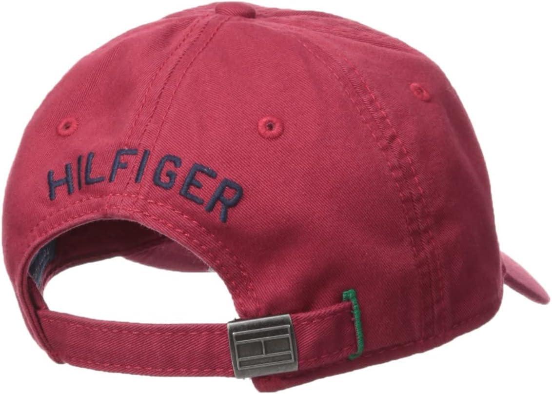 imageTommy Hilfiger Mens Cotton Ardin Adjustable Baseball CapTommy Red
