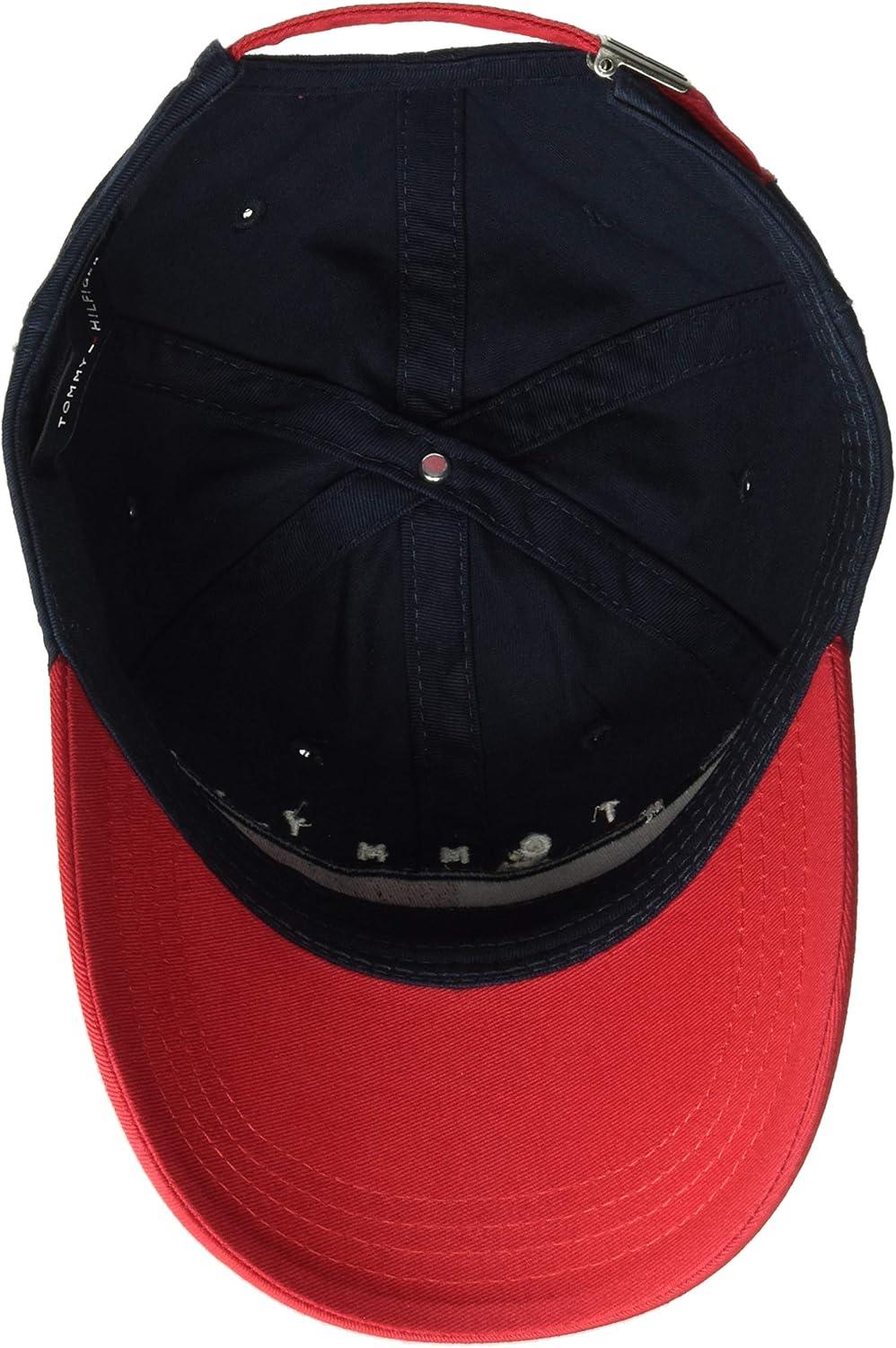 imageTommy Hilfiger Mens Cotton Avery Adjustable Baseball CapNavy BlazerRacing Red