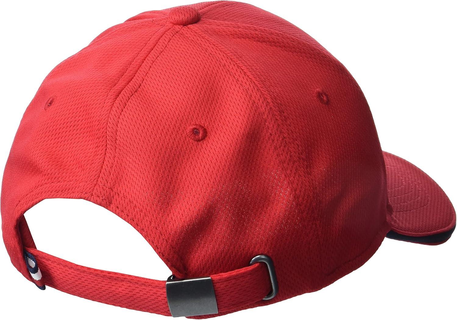 imageTommy Hilfiger Mens Cotton Billy Adjustable Flap Baseball CapApple Red