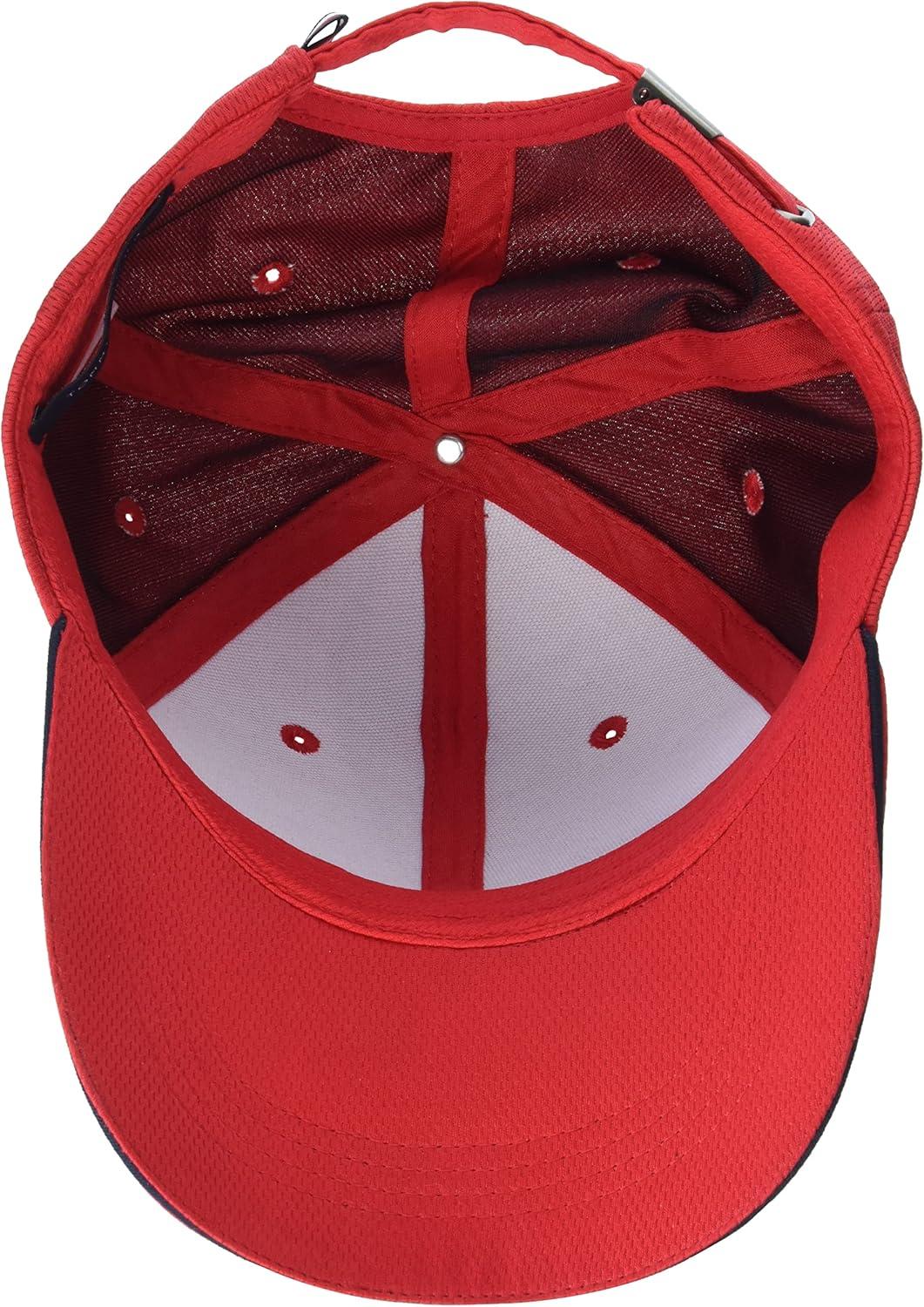 imageTommy Hilfiger Mens Cotton Billy Adjustable Flap Baseball CapApple Red